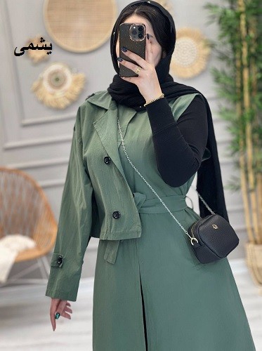 1225- مانتو دوتکه زارا