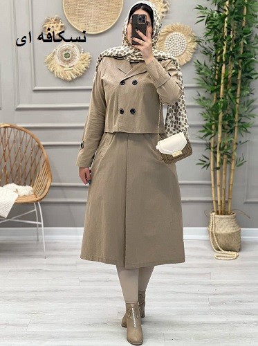 1225- مانتو دوتکه زارا