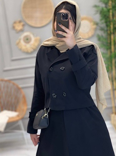 1225- مانتو دوتکه زارا