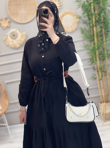 1228_مانتو پیراهنی ارکیده