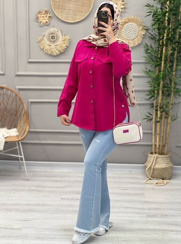 1232-مانتو شومیزی ترانه