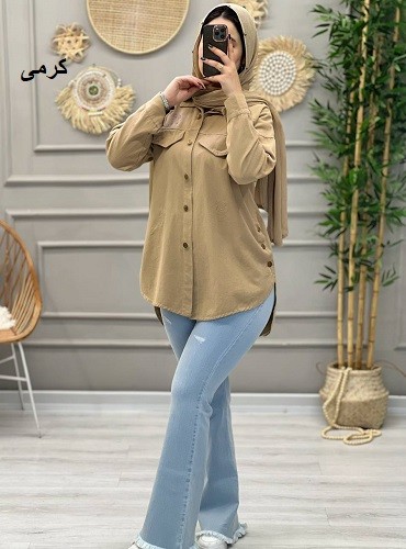 1232-مانتو شومیزی ترانه