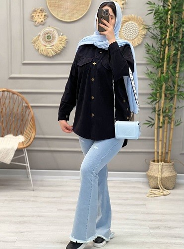 1232-مانتو شومیزی ترانه