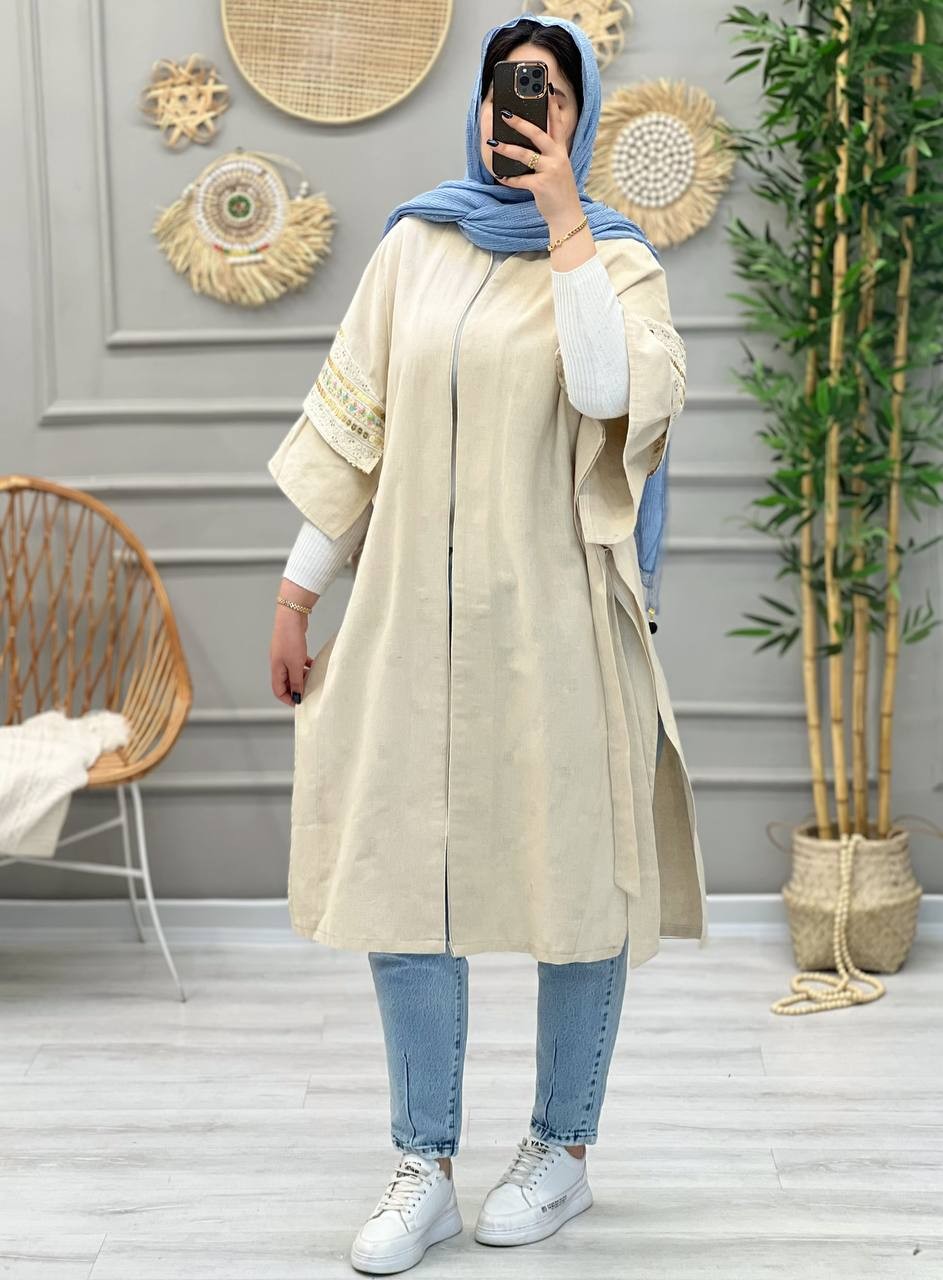 1233- مانتو مزونی شیدا