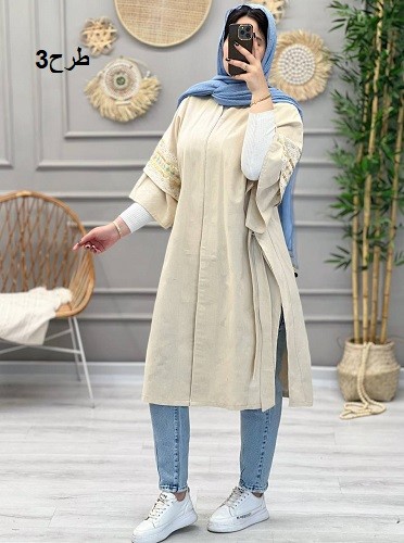 1233- مانتو مزونی شیدا