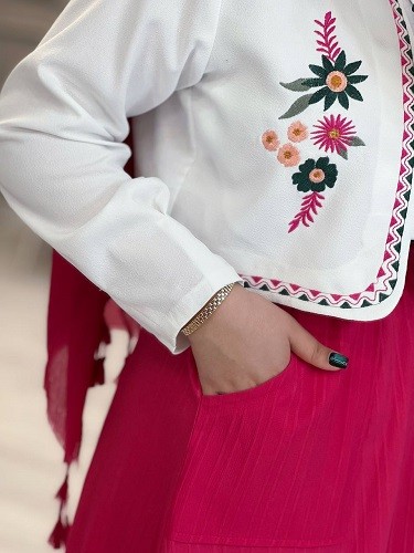 1237-کت و دامن نارین