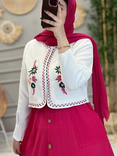 1237-کت و دامن نارین