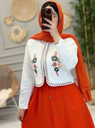 1237-کت و دامن نارین