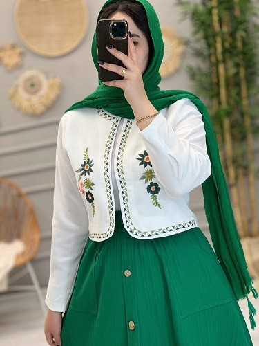 1237-کت و دامن نارین