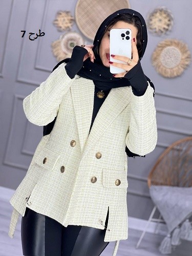 0818_ کت مزونی شنل سنجاقی