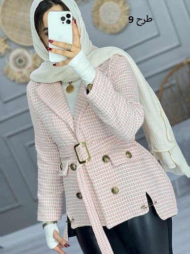 0818_ کت مزونی شنل سنجاقی