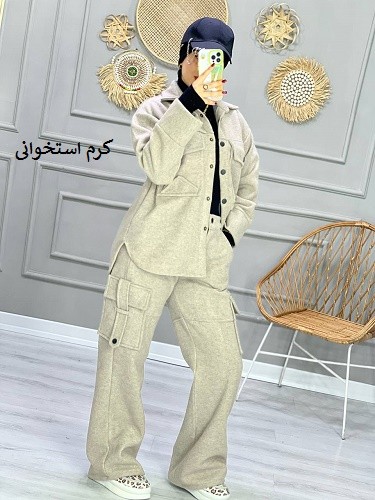 0823_ ست شومیز شلوار کارگو