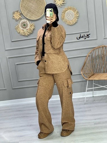 0823_ ست شومیز شلوار کارگو