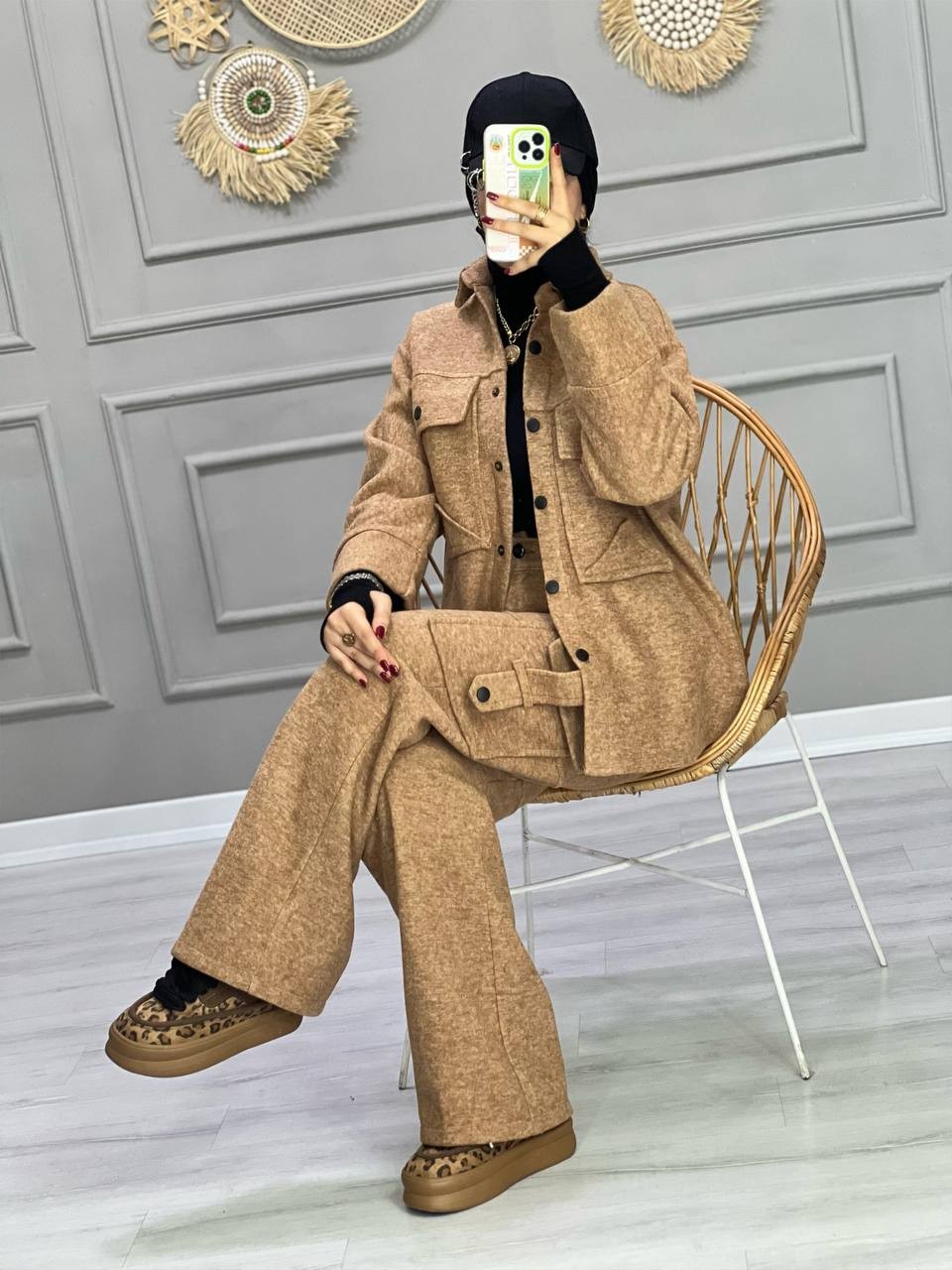 0823_ ست شومیز شلوار کارگو