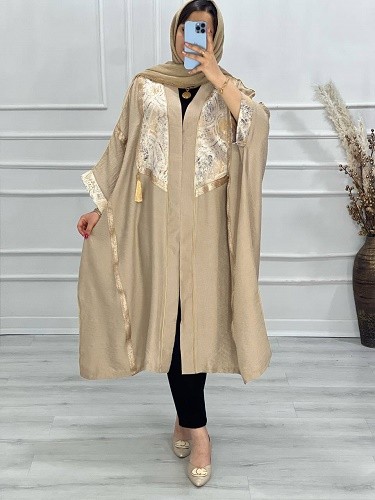 0611_مانتو مزونی عبایی تابش