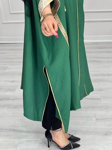 0611_مانتو مزونی عبایی تابش