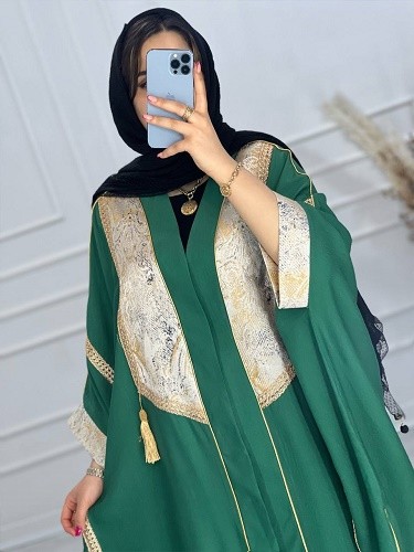 0611_مانتو مزونی عبایی تابش