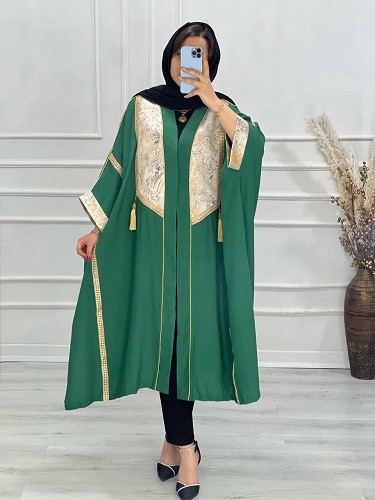 0611_مانتو مزونی عبایی تابش