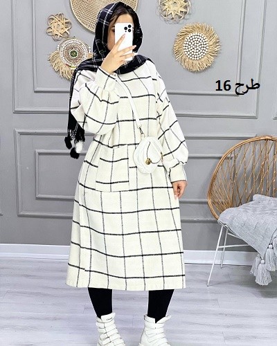 0855_کفتان چهارخونه پشمی