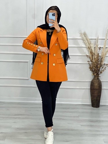 0586_کت مزونی کارامل