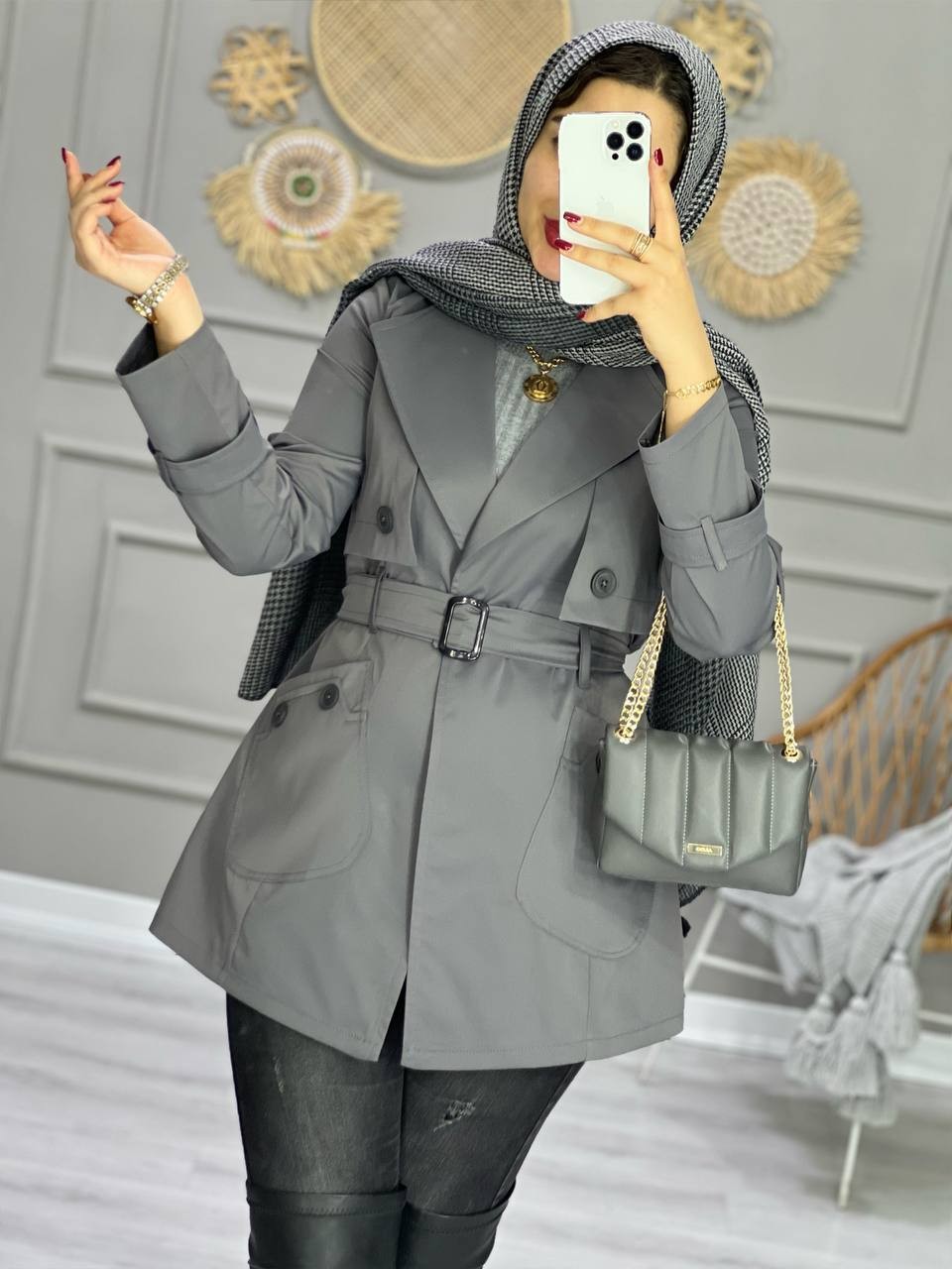 0842-بارونی ضدآب موکا