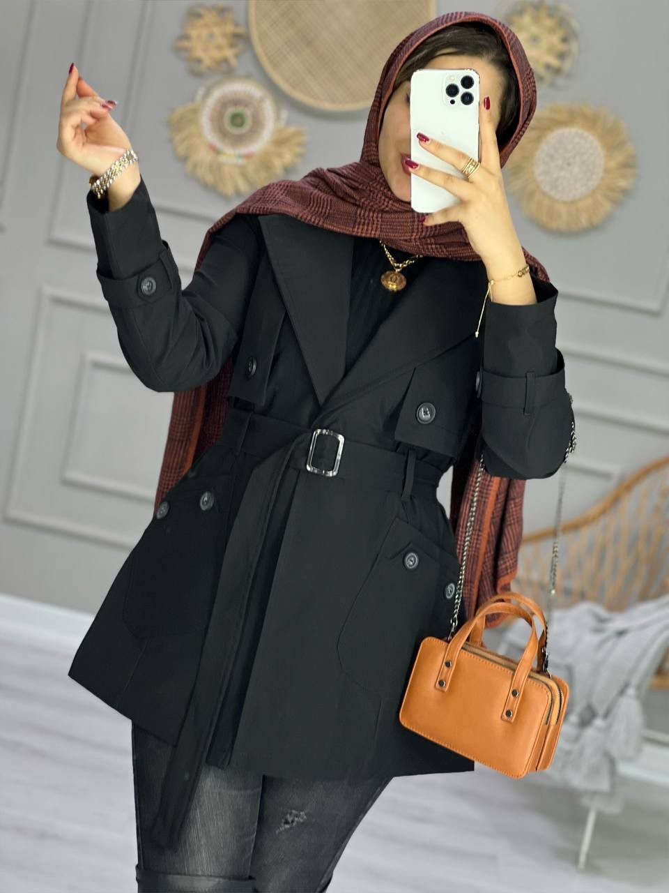 0842-بارونی ضدآب موکا