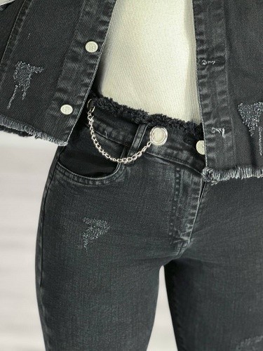 0846_بوت کات ذغالی زنجیری