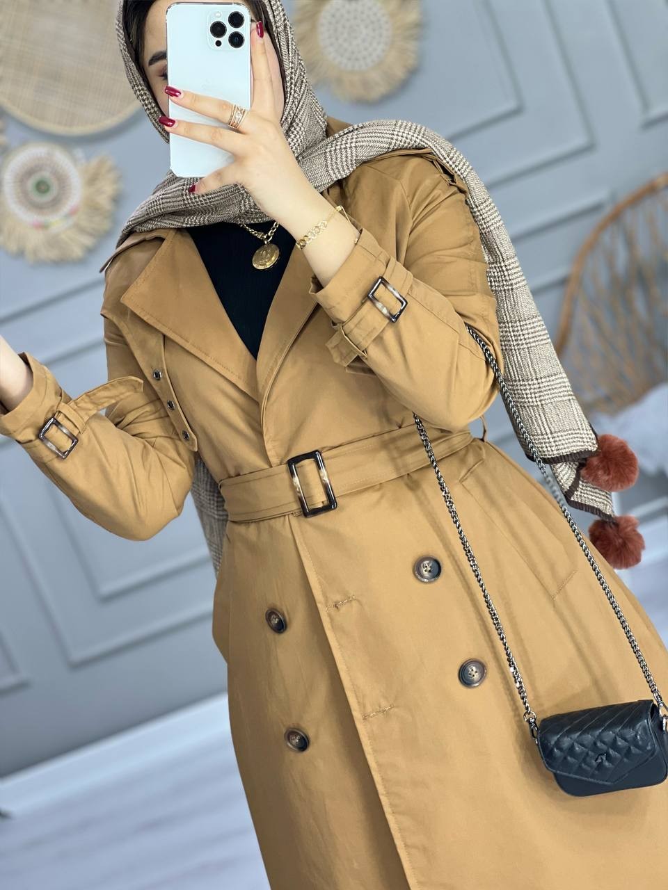 0853-بارونی آستردار مرسدس