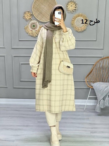 0855_کفتان چهارخونه پشمی