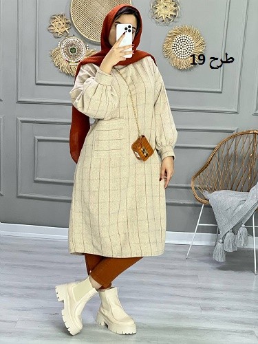 0855_کفتان چهارخونه پشمی