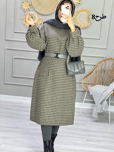 0855_کفتان چهارخونه پشمی