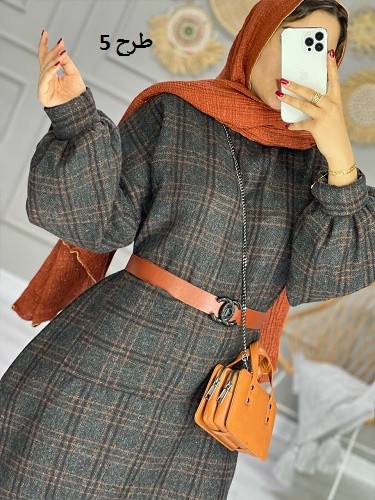 0855_کفتان چهارخونه پشمی