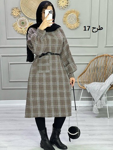 0855_کفتان چهارخونه پشمی