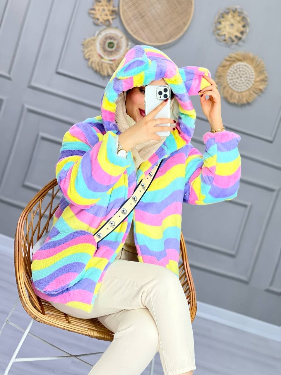 0857_کاپشن تدی شبرنگی