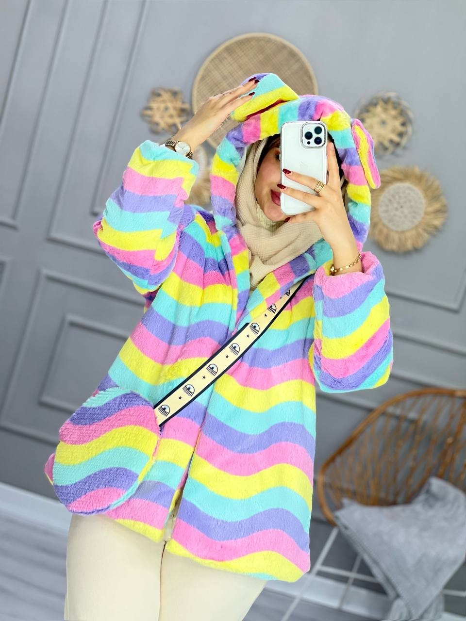 0857_کاپشن تدی شبرنگی