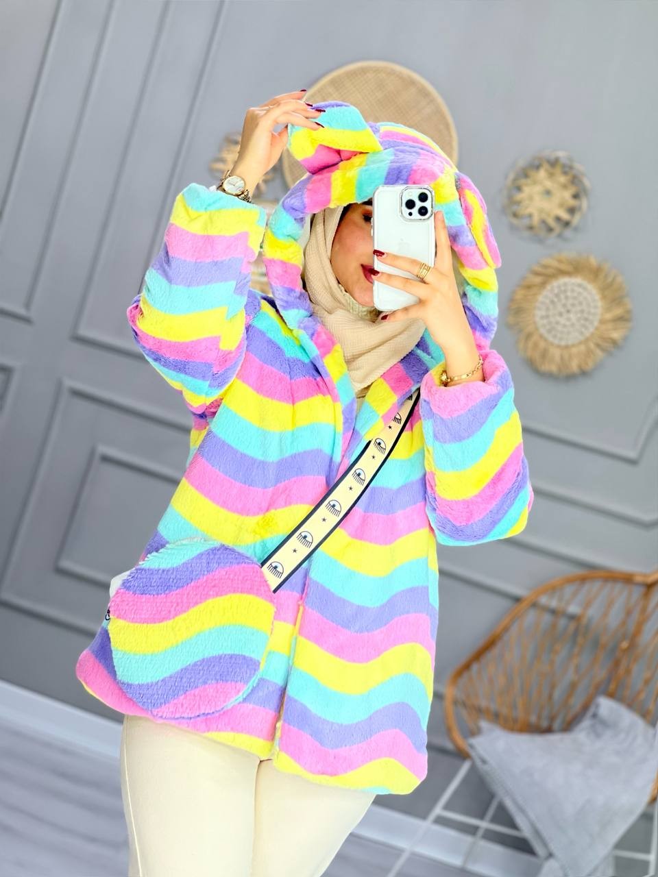 0857_کاپشن تدی شبرنگی