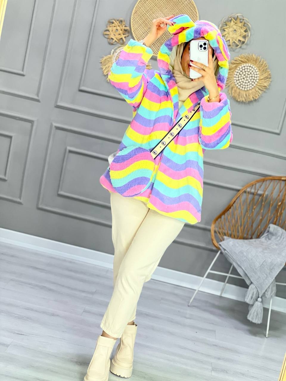 0857_کاپشن تدی شبرنگی