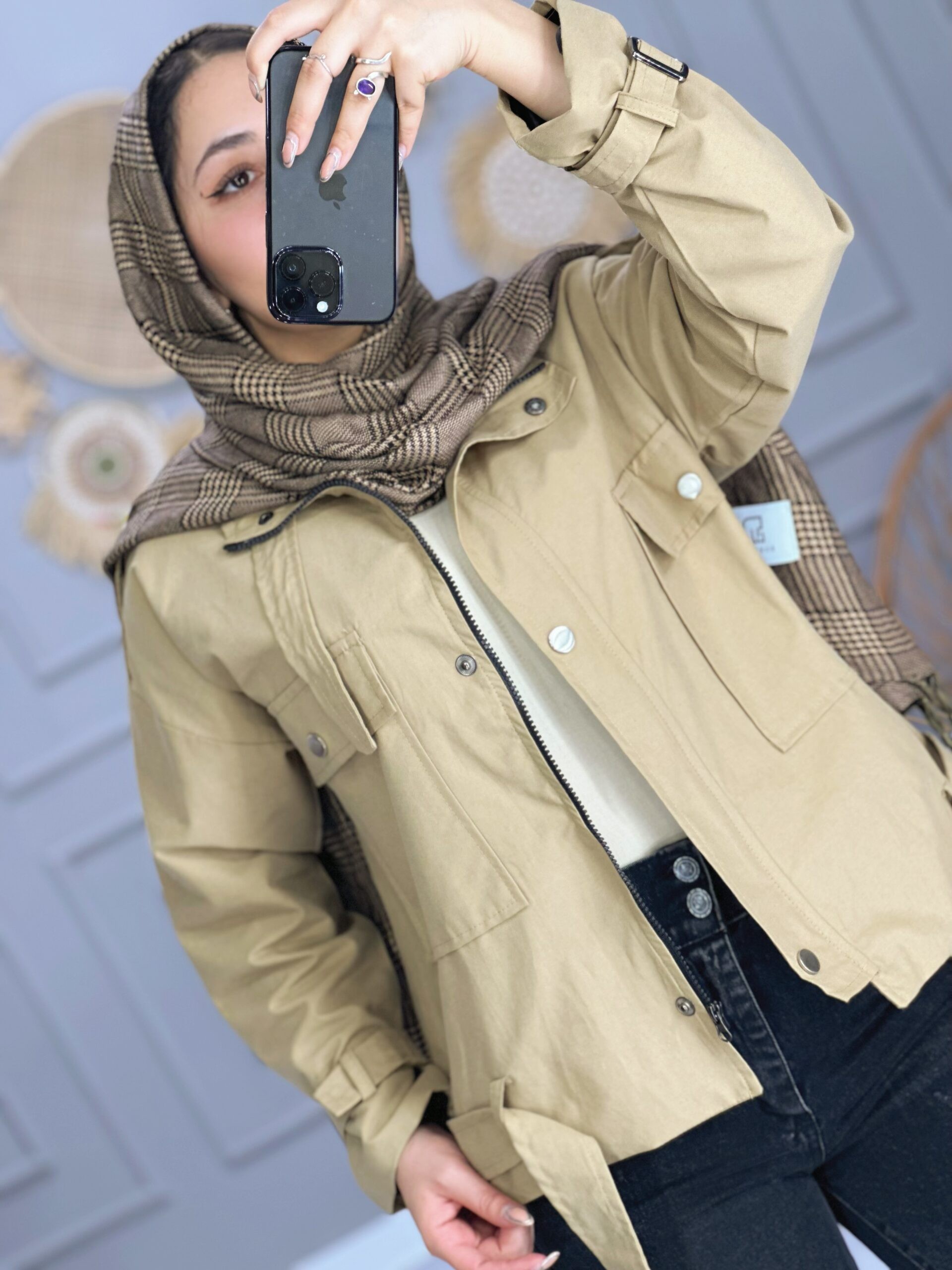 0858_کت کراپ رنگی