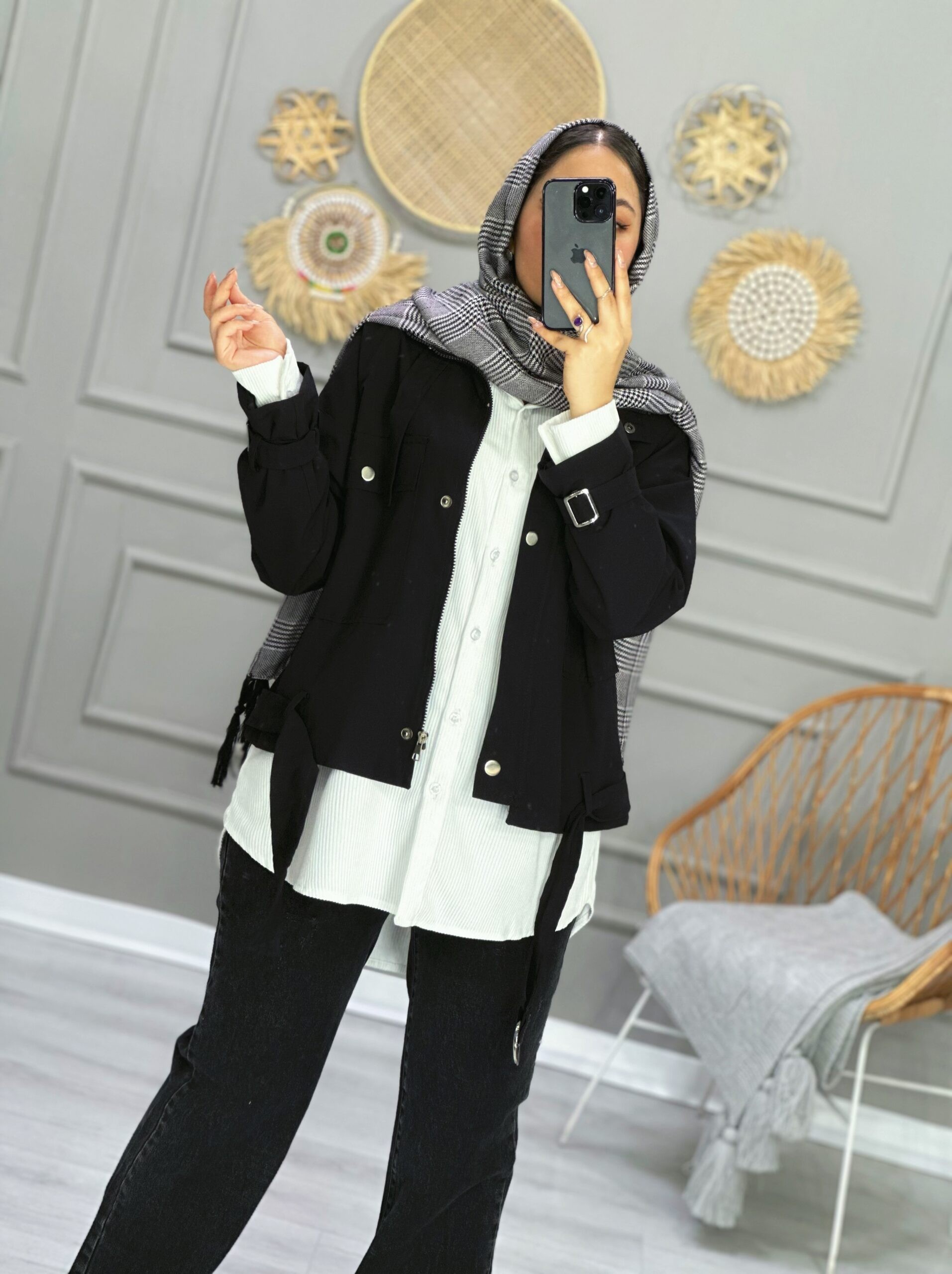 0858_کت کراپ رنگی