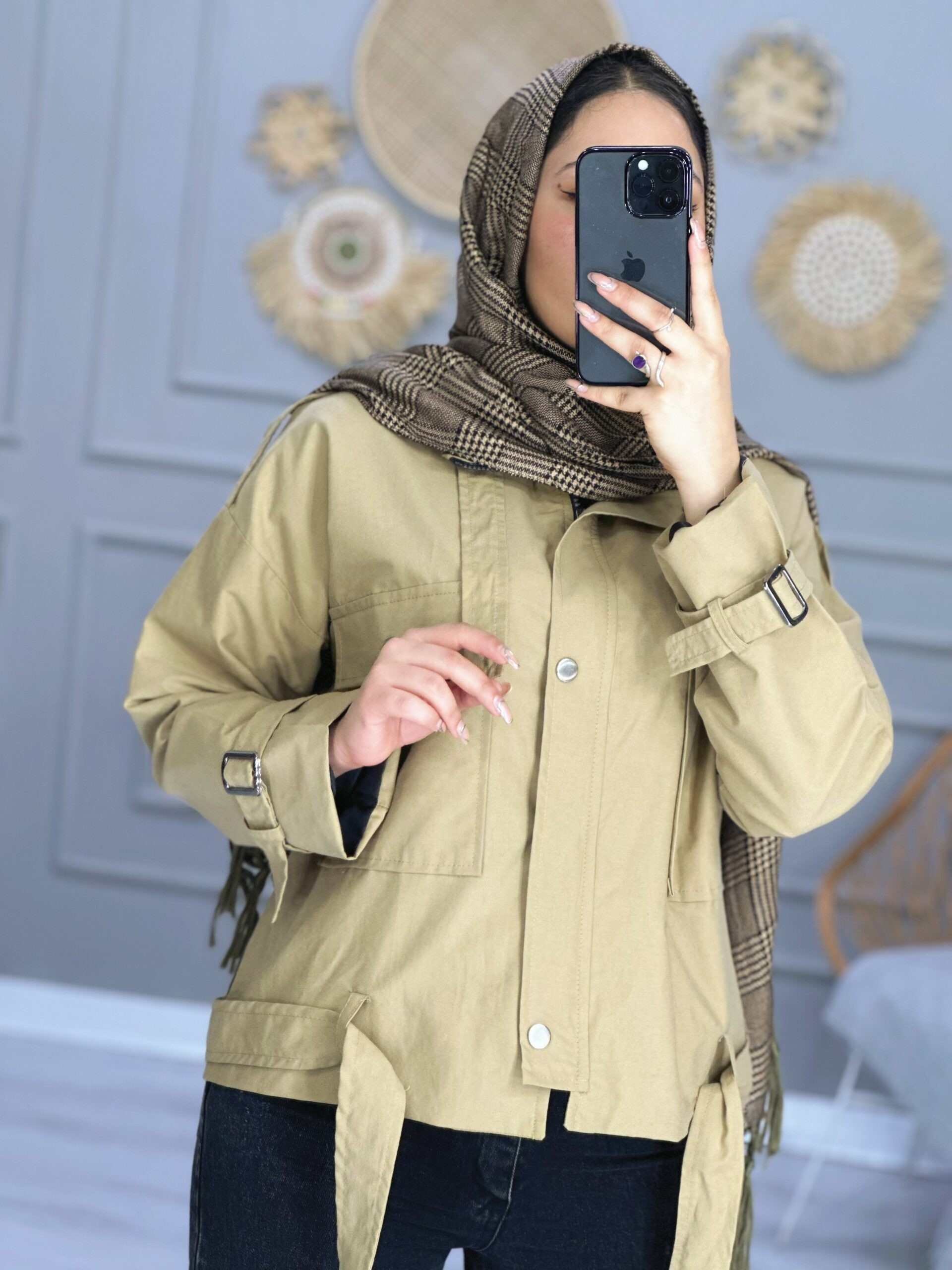 0858_کت کراپ رنگی