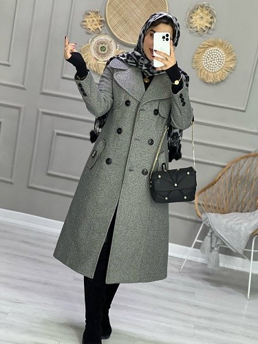 0861_ پالتو مزونی آستردار