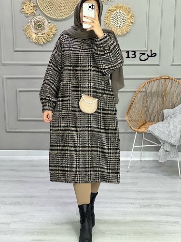 0862_کفتان چهارخونه پشمی