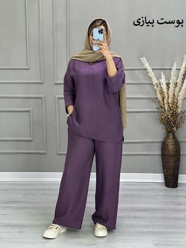 0633_ ست مانتو شلوار رعنا