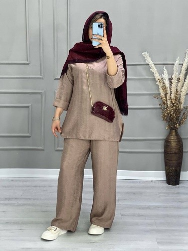 0633_ ست مانتو شلوار رعنا