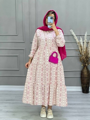 0637_ پیراهن لینن ترنم