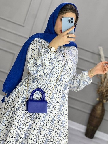 0637_ پیراهن لینن ترنم