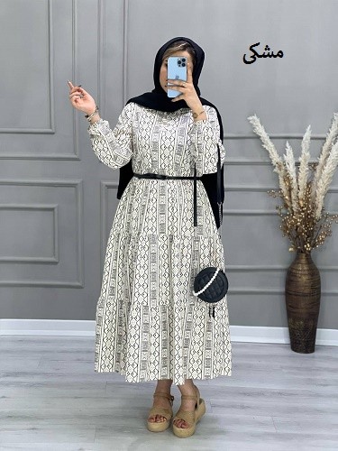 0637_ پیراهن لینن ترنم