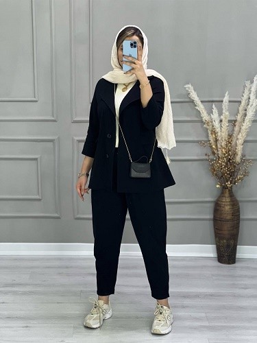 0639_کت و شلوار لینن فریال