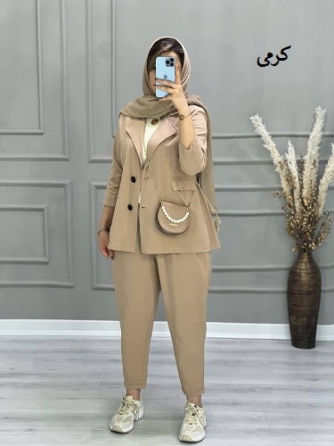 0639_کت و شلوار لینن فریال