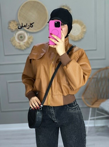 0868- کاپشن چرم دنیز